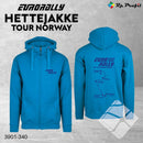 Eurorally Tour Norway hettejakke, turkis