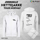 Eurorally Tour Norway hettejakke, hvit