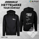 Eurorally Tour Norway hettejakke, sort
