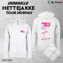 Eurorally Tour Norway hettejakke, hvit