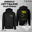 Eurorally Tour Norway hettejakke, sort