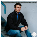 Genser med zip i hals Valdez, sort