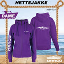 Draco hettejakke 1963 logo til dame, lilla