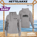 Draco hettejakke classic båt logo til dame, gråmelert