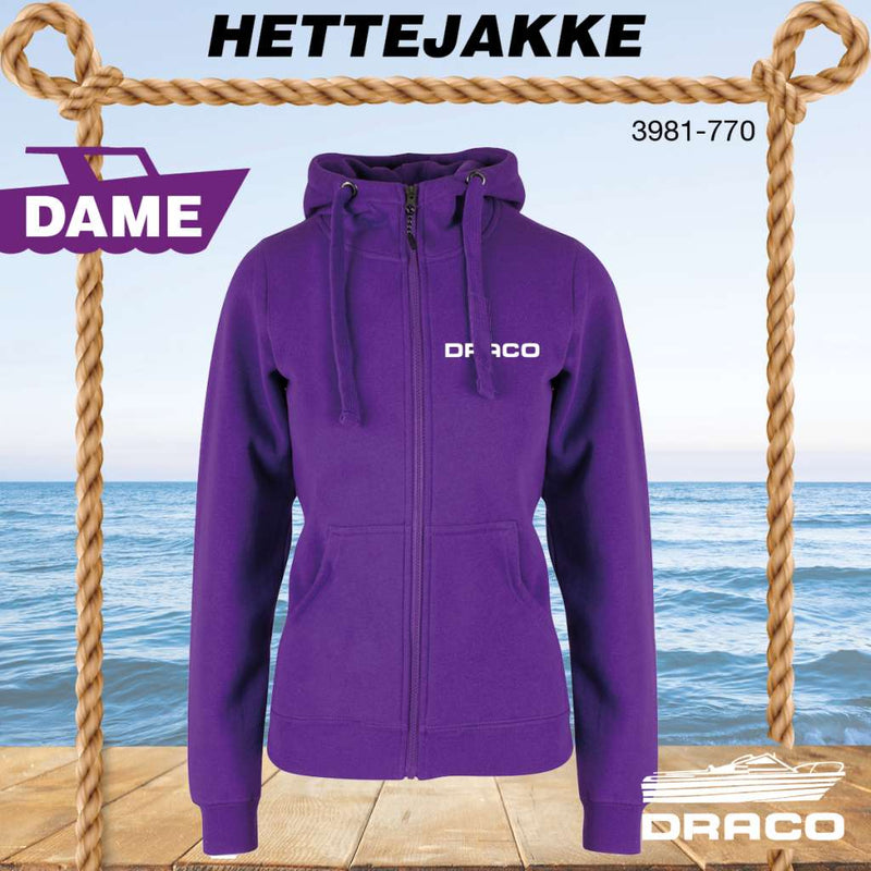 Draco hettejakke klassisk til dame, lilla