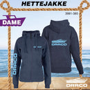 Draco hettejakke classic båt logo til dame, marine