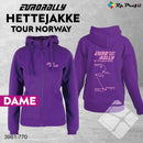 Eurorally Tour Norway hettejakke lady, lilla