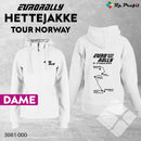 Eurorally Tour Norway hettejakke lady, hvit