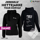 Eurorally Tour Norway hettejakke lady, sort