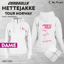 Eurorally Tour Norway hettejakke lady, hvit