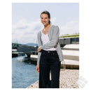 Finstrikket cardigan - Tula lady, gråmelert