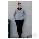 Finstrikket pullover - Louisiana lady, gråmelert