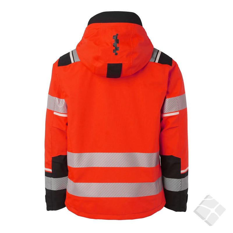 ProTec 2.0 jakke 2 in 1 i høy synlighet, safety rød