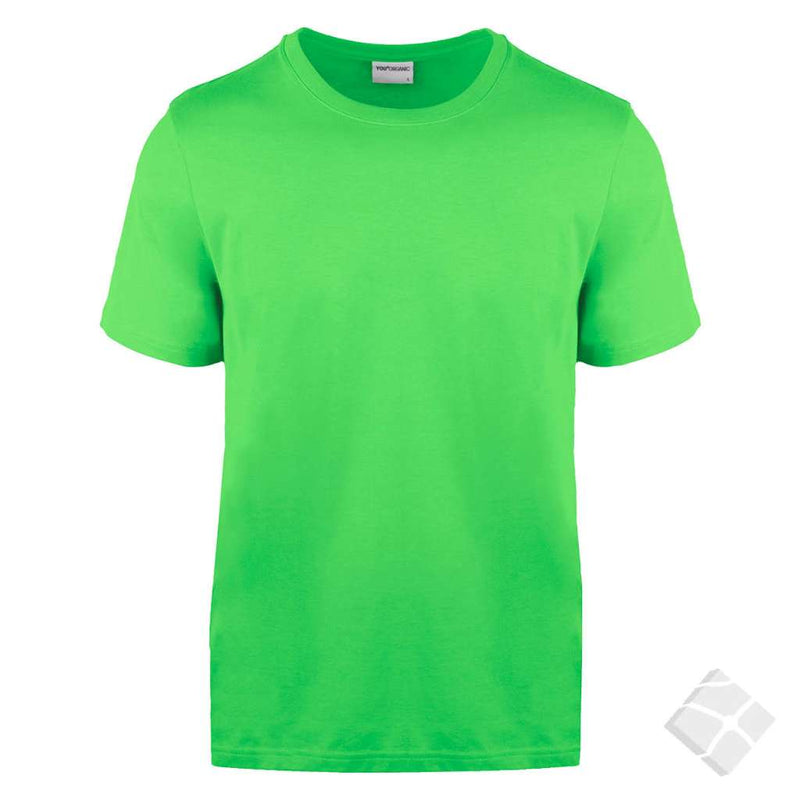 GOTS organic T-skjorte, lime