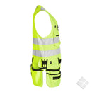 Håndverkervest HighVis, safety gul