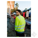 Tynn genser i synlighet KL.2, safety gul