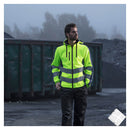 Hettejakke i synlighet Halmstad KL. 3, safety gul