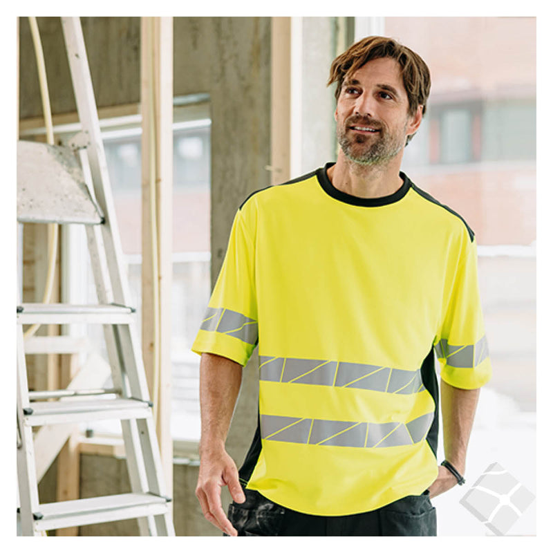 T-skjorte synlighet KL 2 - Farum, safety gul