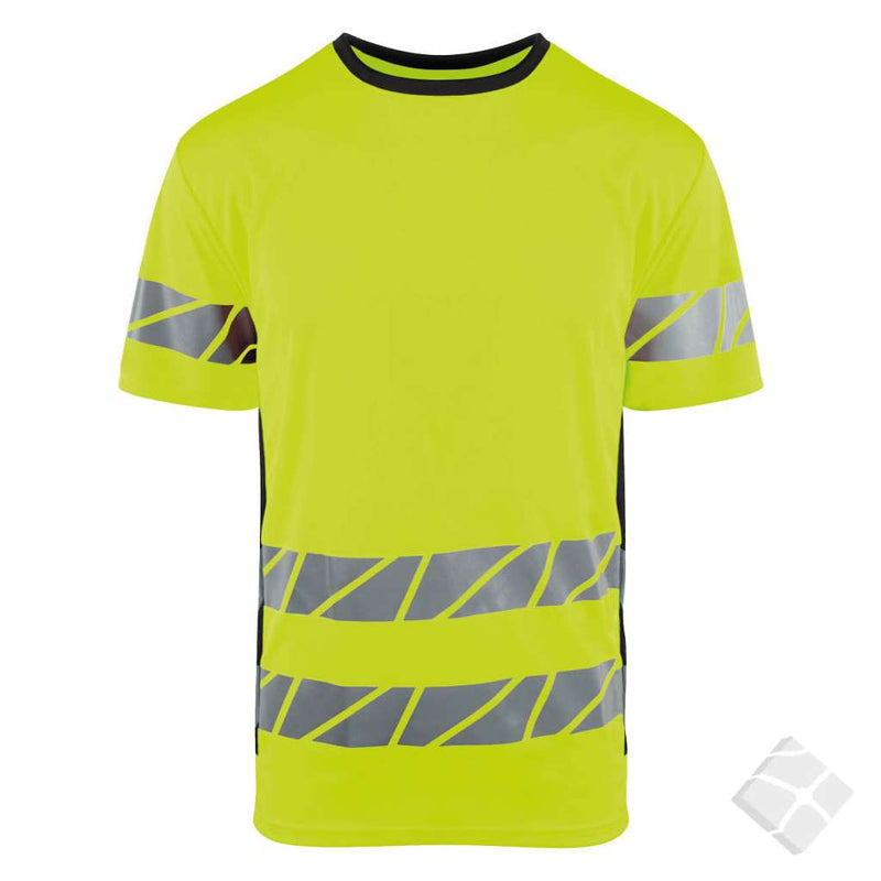 T-skjorte synlighet KL 2 - Farum, safety gul