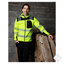 Fleece hoodie HighVis KL. 2-3, safetygul
