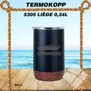 Draco classic boat termokopp 0,24L, sort