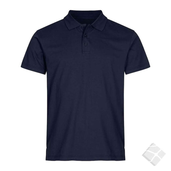 Basic poloskjorte, dark navy