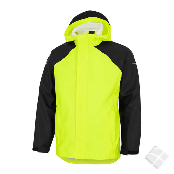 Regnjakke i PU - Myre, sort