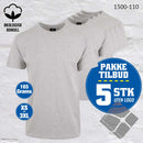 YOU t-skjorter - 5-pack, aske