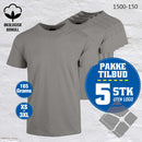 YOU t-skjorter - 5-pack, grå