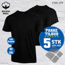 YOU t-skjorter - 5-pack, sort