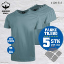 YOU t-skjorter - 5-pack , dusty blue