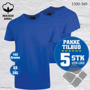 YOU t-skjorter - 5-pack, kornblå