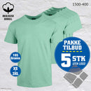 YOU t-skjorter - 5-pack, mint