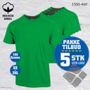 YOU t-skjorter - 5-pack , kellygrønn