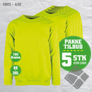 5 pack YOU gensere, safety gul