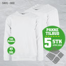 5 pack YOU gensere, hvit