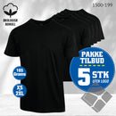 YOU t-skjorter - 5-pack, sort