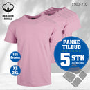 YOU t-skjorter - 5-pack, rosa