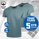 YOU t-skjorter - 5-pack , dusty blue