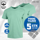 YOU t-skjorter - 5-pack, mint