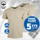 YOU t-skjorter - 5-pack, sand