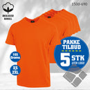 YOU t-skjorter - 5-pack, orange