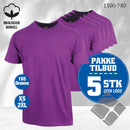YOU t-skjorter - 5-pack, lilla