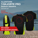 T-skjorte Pro - Allentown, sort/safety gul