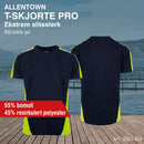 T-skjorte Pro - Allentown, marine/safety gul
