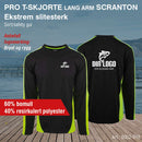 T-skjorte Scranton PRO m/ l. arm, sort/safety gul