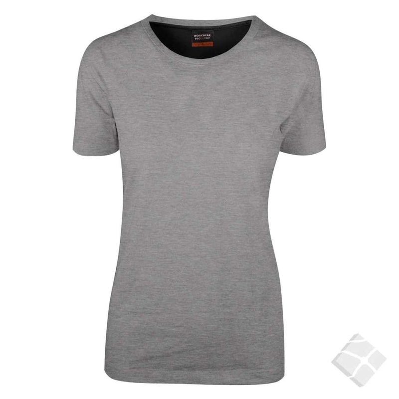 T-skjorte til dame PRO-serie, gråmelert