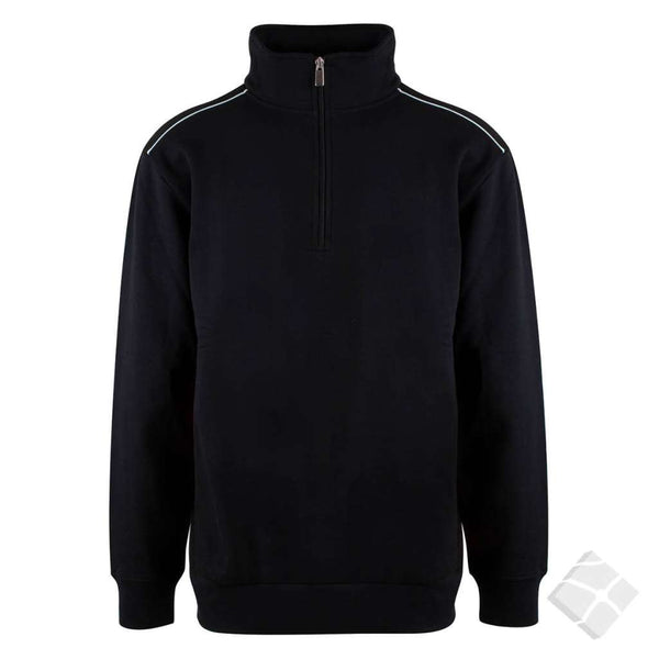 Dayton ZIP genser, sort