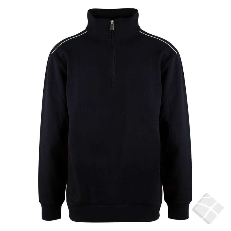 Dayton ZIP genser, sort