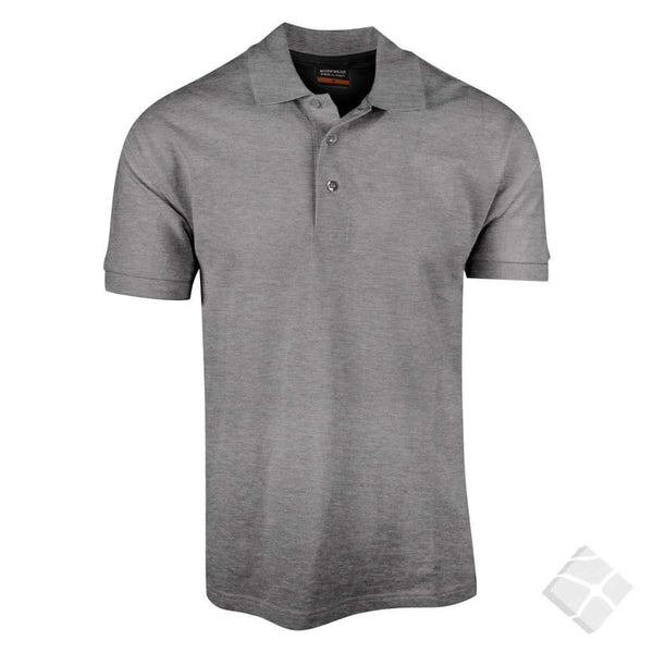Poloskjorte PRO-serie, gråmelert